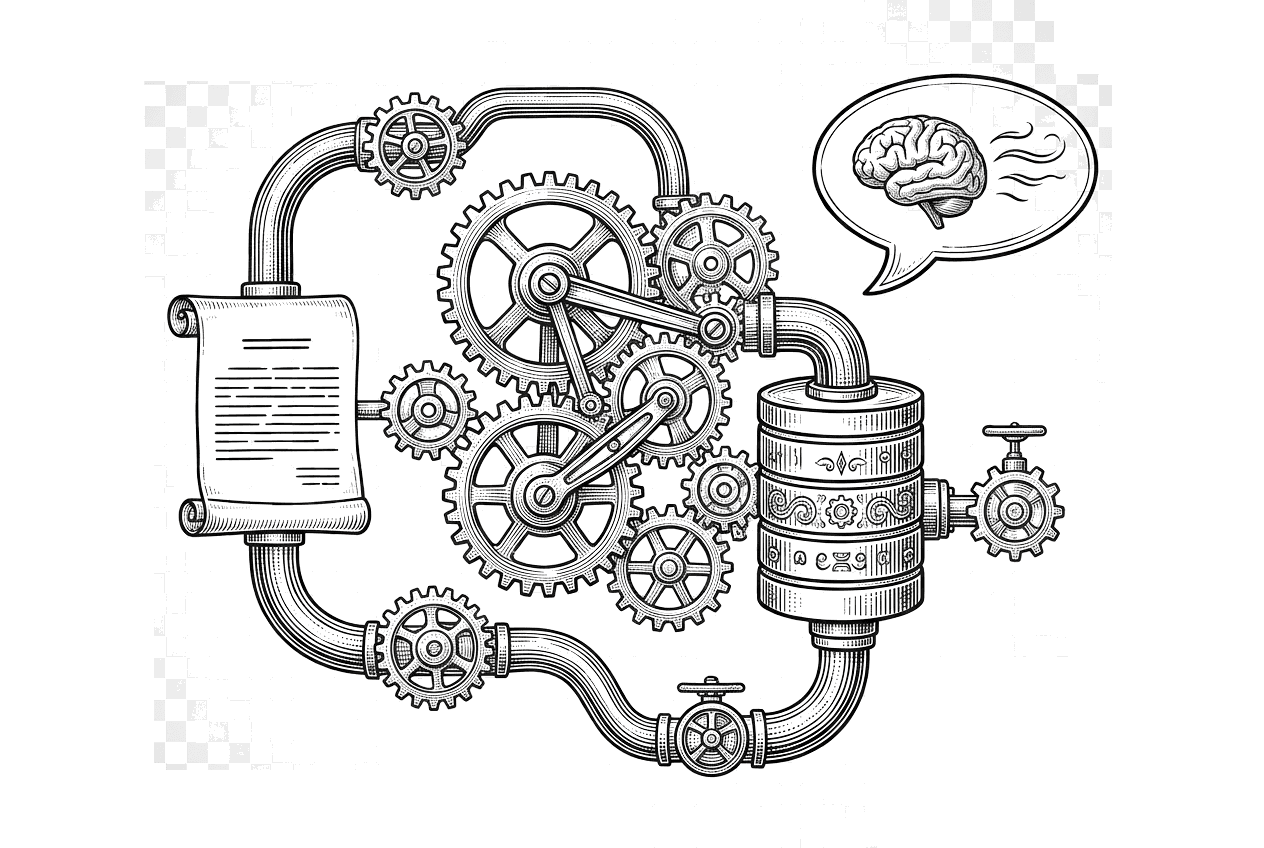 AI Solutions workflow illustration